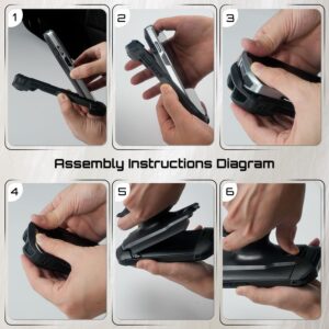 Trigger Handle for Zebra Symbol TC51 TC510K TC52 TC56 TC57 Handheld Barcode Scanner Mobile Computer - P/N: TRG-TC51-SNP1-01 (Requires Protective Case for Use; Case PN: SG-TC5X-EXO1/EXONHS-01)