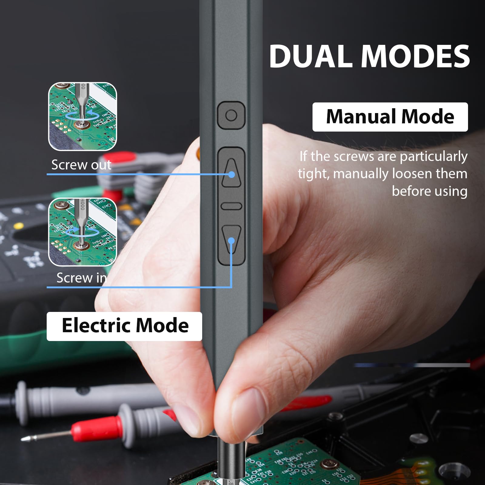 CasaCulina Mini Electric Screwdriver, 37 in 1 Electric Precision Screwdriver Kit with 30 Magnetic Bits, Small Electric Screwdriver Set Cordless Rechargeable Repair Tools for Phone Camera Watch, Red