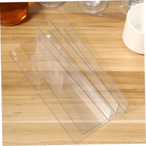 OFFSCH 10pcs Commodity Divider Plastic Storage Shelves Clear Shelf Retail Holders L- Shaped Side Divider Drawers Dividers Magnet Shelf for Fridge Shelf Dividers for Girl Bookshelf Acrylic