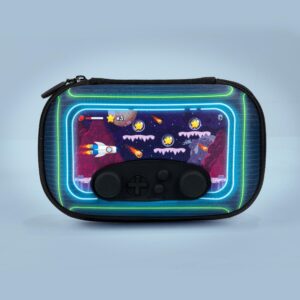 ZIPIT Gamer Pencil Case for Kids, Colorful Joystick Pencil Box for Boys