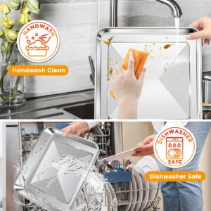 GWY 12" × 12" Baking Pan for Breville Smart Oven BOV800XL, Smart Oven Plus BOV810BSS, Smart Oven Pro BOV845BSS, Smart Oven Air BOV900BSS, Compatible with Ninja SP100 SP101 SP1001C SP201 Air Fry Oven