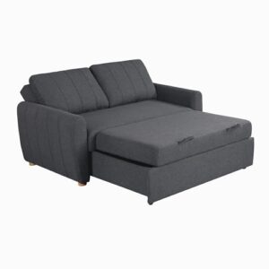 Serta Galway Convertible Loveseat, Charcoal