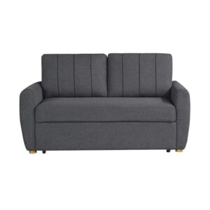 serta galway convertible loveseat, charcoal