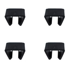 maxmoral 4pcs 5.25cm/2inch wicker chair fastener outdoor furniture clamp black patio sofa clamp suitable for fixing combination patio furniture sofa and balcony chair