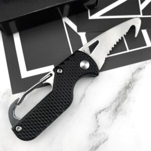 Goshawk Small Pocket Knife for Men, Cool Carabiner Knife Box Cutter with 1.77inch 5CR13MOV Blade, Mini Folding Knives EDC Gadgets Folding Tools, Great Gift