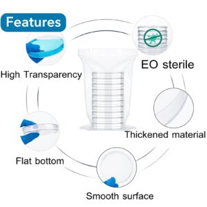 Estresen 30 PCS 90mm Plastic Petri Dish with Lids, Sterile with 10PCS 10uL Inoculation Loops