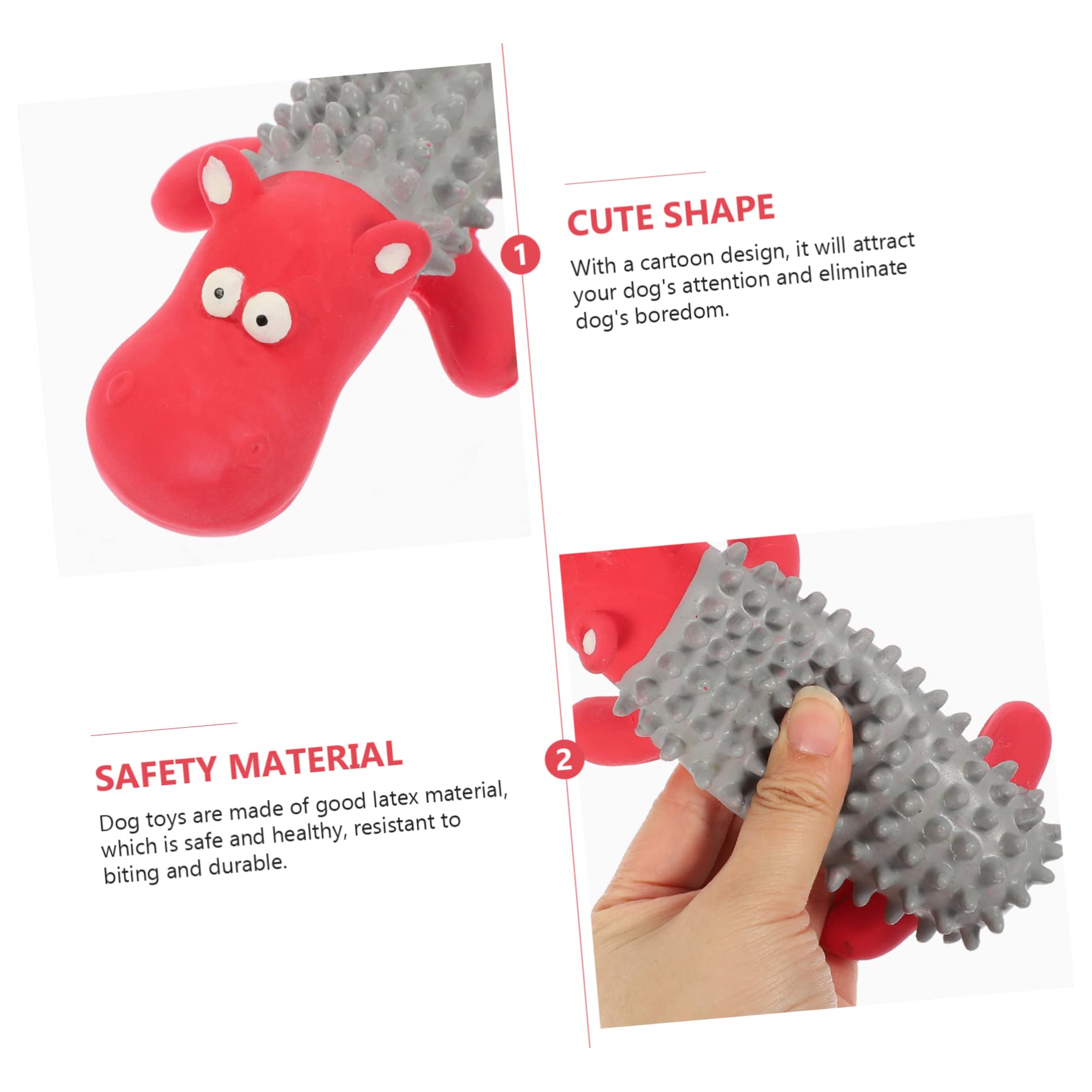 SUPVOX Pet Latex Toys Puppy Teeth Cleaning Toy Dog Biting Toy Puppy Chewing Toy Dog Plaything Puppy Toy Latex Pet Toy Puppy Biting Toy Dog Chewing Toy Dog Molar Plaything