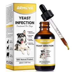 Natural Yeast Infection Treatment for Dogs - Helps to Support Itch Relief - Inflammation Relief & More - Dog Yeast Infection Treatment - Dog Ear Infection Treatment - Dog Allergy | 2 Oz