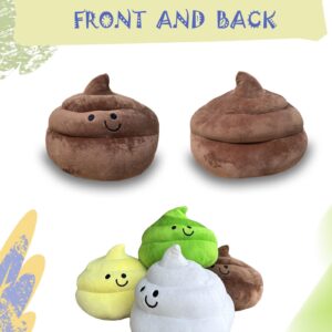 Yoholto Poop Plush Pillow, Poop Stuffed Pillow, Birthday Christmas Funny Gift Home Decoration for Girls Boys Kids Adults (Brown,9 inch)