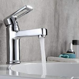 Kitchen Taps Brass Widespread Bathroom Basin Faucet Waterfall Bath Sink Mixer Tap Washbasin Faucet Hot and Cold Water Taps Tap