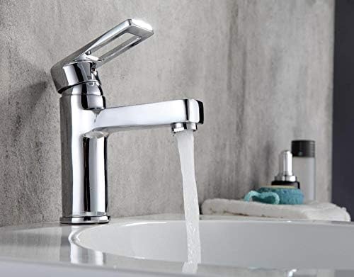 Kitchen Taps Brass Widespread Bathroom Basin Faucet Waterfall Bath Sink Mixer Tap Washbasin Faucet Hot and Cold Water Taps Tap