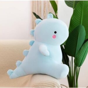 Cute Dinosaur Plush Toys, Dinosaur Filled Animal Shaped Large Pillow Soft 3D Toys, Dinosaur Plush Dolls, Birthday Gifts for Girls and Boys (blue/20in)