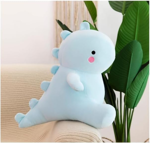 Cute Dinosaur Plush Toys, Dinosaur Filled Animal Shaped Large Pillow Soft 3D Toys, Dinosaur Plush Dolls, Birthday Gifts for Girls and Boys (blue/20in)