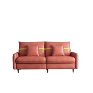 fancuf 3-seat sofa couch, mid-century tufted love seat for living room, bedroom, bedroom, three-seater sofa