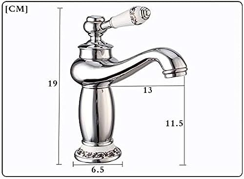 HOONWEAR Kitchen & Bath Fixtures Taps Faucet,Hot and Cold Mixer Faucet Kitchen Faucet Bathroom Single Hole Basin Faucet, B,A (Color : A), CF001