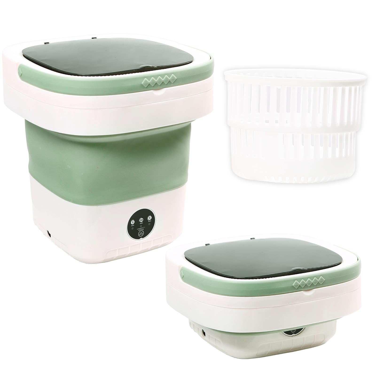 Mini Portable Washing Machine, High Capacity with 3 Modes Deep Cleaning, Foldable Washing Machine for Underwear or Small Items