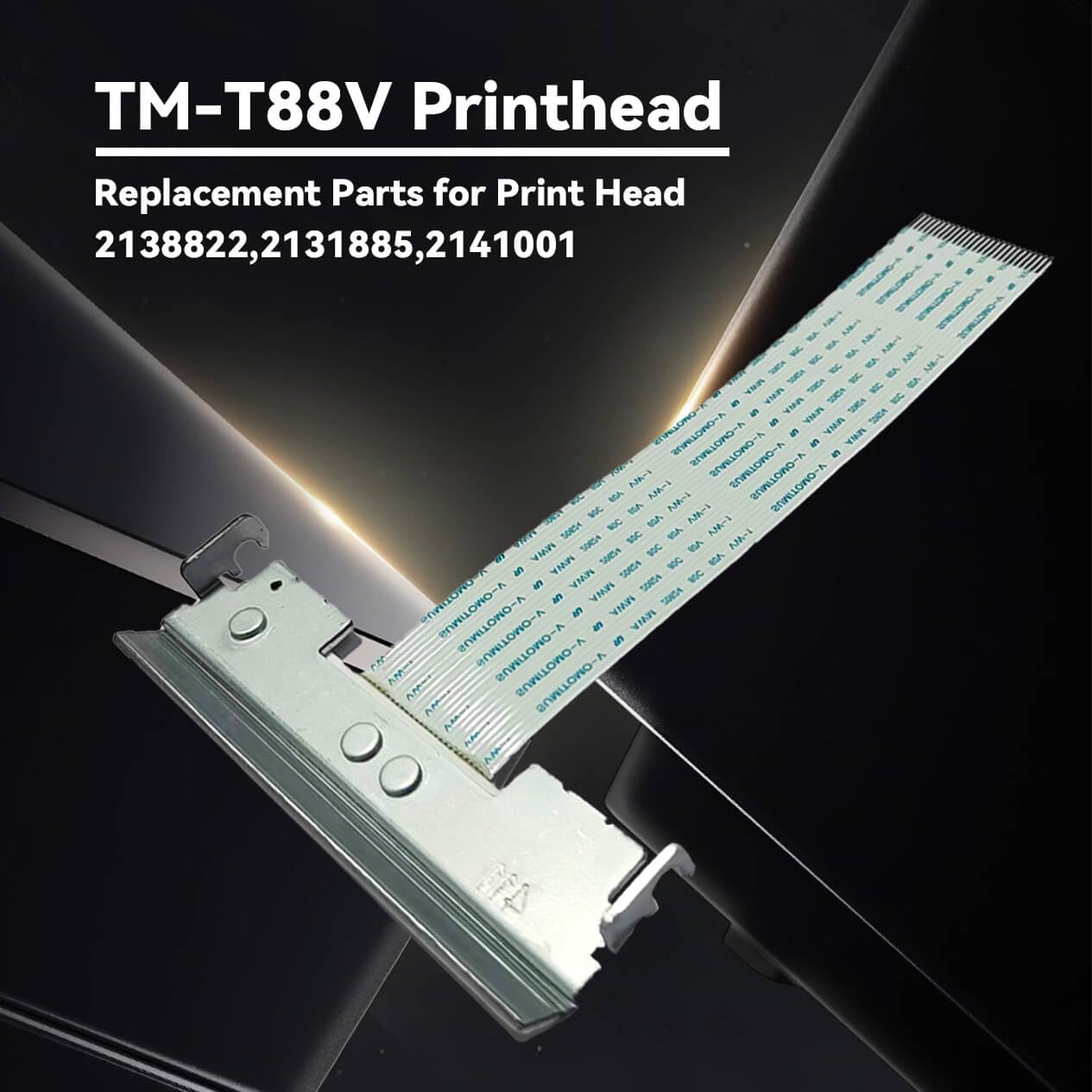 New Thermal Print Head for Epson TM-T885 TM-T88V TM-M244A, Thermal Print Head Compatible with TM-T88V TM-T885 Printer Replace Part 2131885/2141001/213882