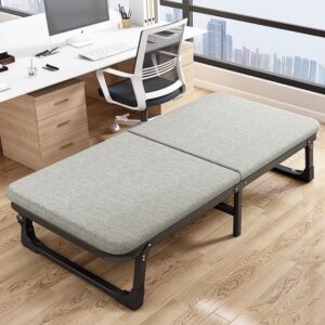 Thick Folding Mattress,Guest Mattress with Removable Cover,Soft Single Mattress Sponge Pad,Break/Nap Sofa Bed Mattress (Size : 190 * 80cm)