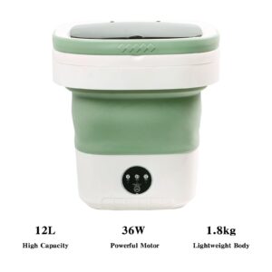 Mini Portable Washing Machine, High Capacity with 3 Modes Deep Cleaning, Foldable Washing Machine for Underwear or Small Items