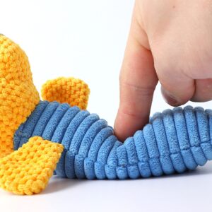 BEIDUOYANG Dog Squeaky Toys, Dog Toys, Squeaky Stuffed Animals Shape Dog Chew Toy Soft Cleaning Massage Supplies Pet Plush Animals Molar Pet Supplies