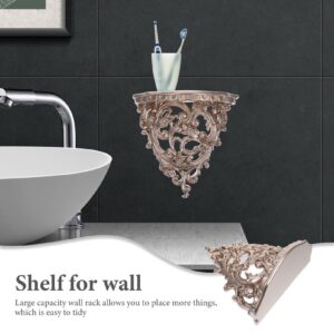 Ciieeo Floating Shelves Crystal Display Shelf Flower Pot Stands Bathroom Rustic Wall Shelf Decor Boho Wall Mounted Bookshelf Sundries Organizer Zen Meditation Yoga Decorations