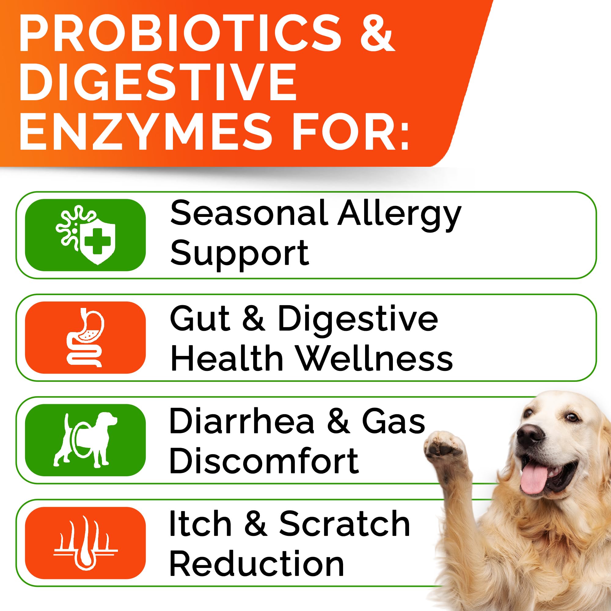 Allergy Relief + Probiotics for Dogs Bundle - Itchy Skin Treatment + Digestion&Gut Health - Omega 3&Pumpkin + Probiotics - Allergy&Anti Itch Support Supplement + Upset Stomach&Gas Relief - Made in USA