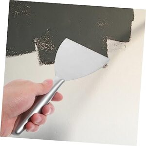 BUTIFULSIC Scrapers for Oil Stains Kitchen Scraper Tool Stainless Steel Spatula Scraper for Cleaning Stainless Steel Scrapers Paint Scraper Wallpaper Scraper Paint Spatula Cleaning Scraper