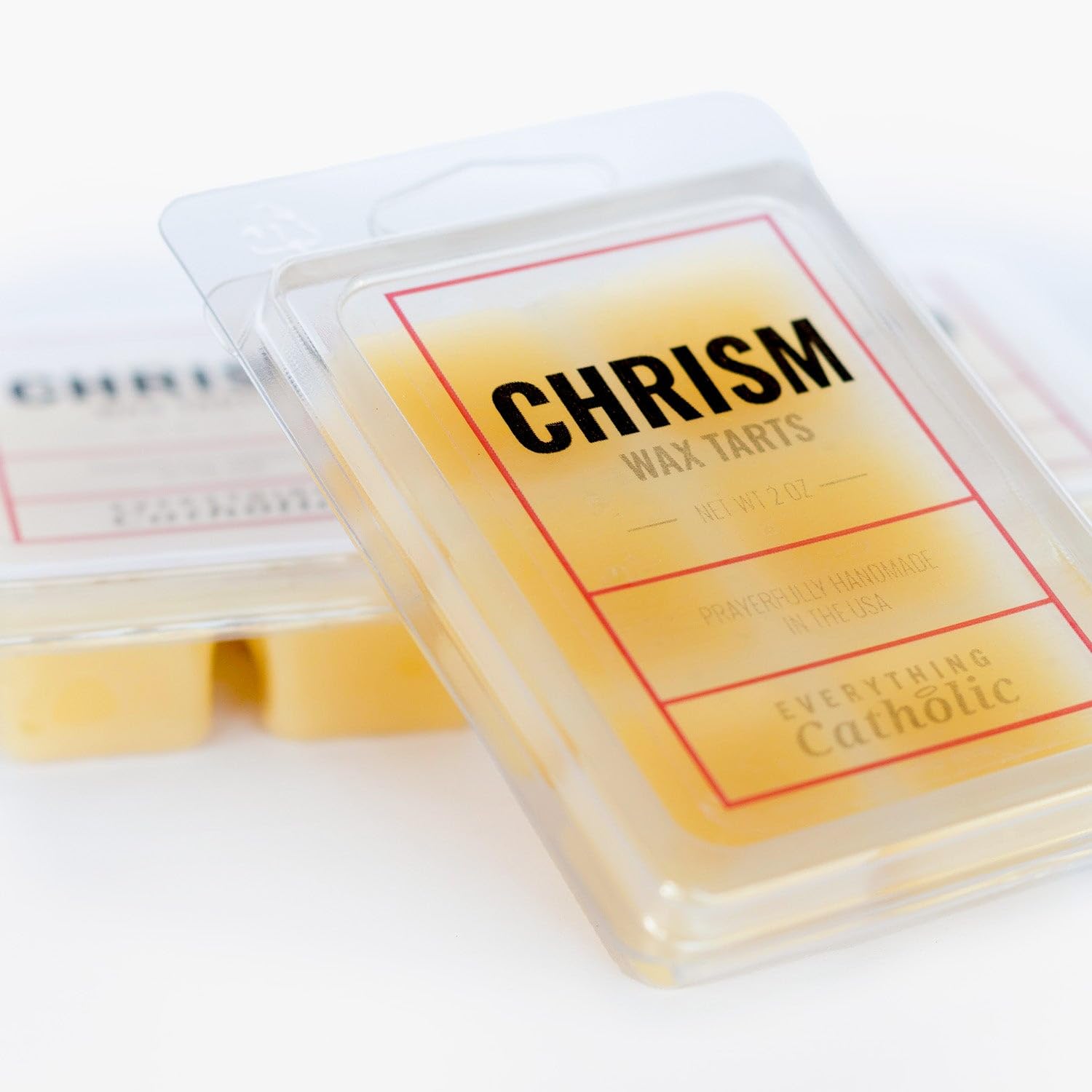 Catholic Chrism Wax Melts | Essential Oils | Pure Beeswax Wax Cubes | Hand Poured Wax Tarts | Made in the USA (Chrism)