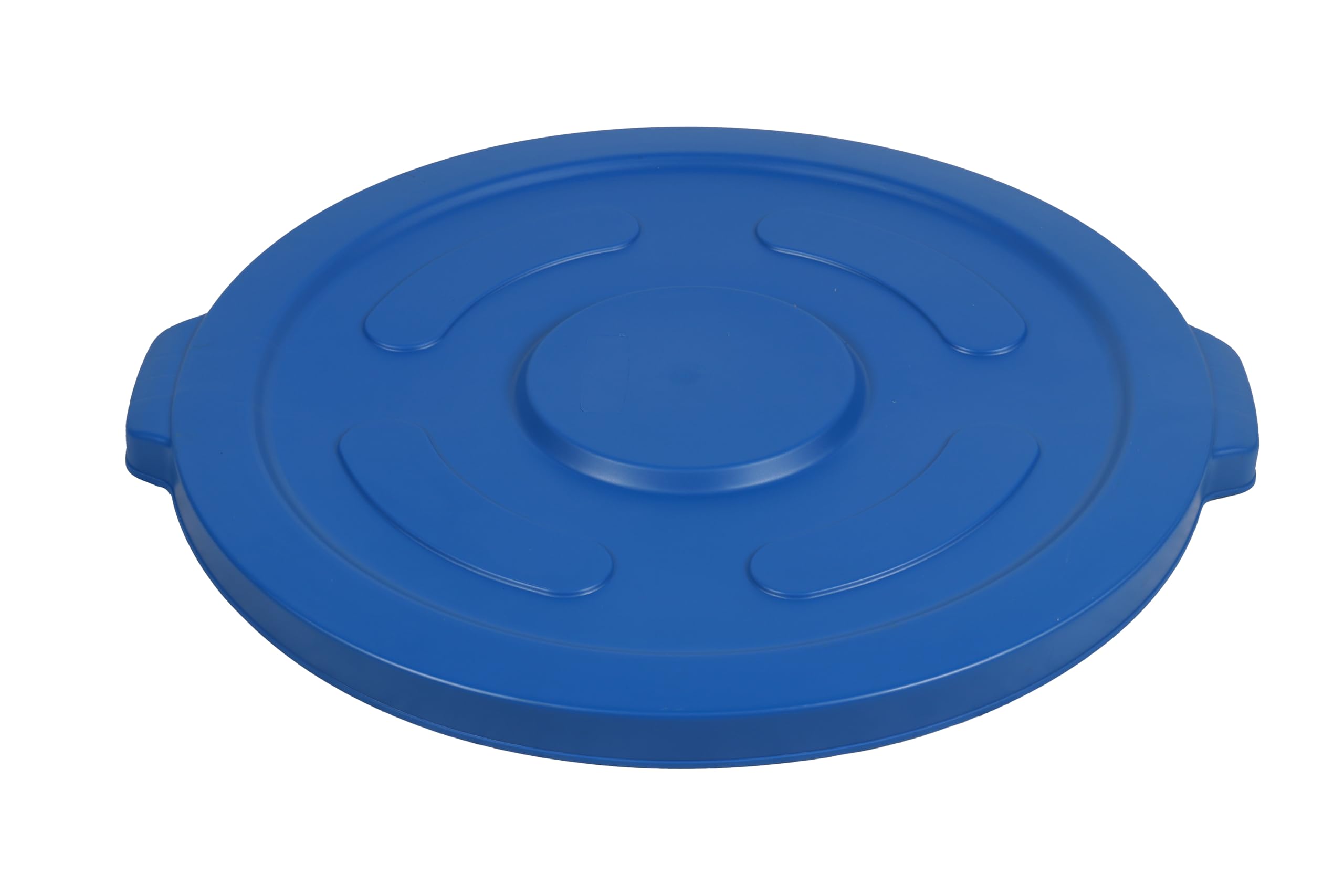 PLASTIC PRINCE Round Trash Can Lid Compatible with 55 Gallon Plastic Prince Container, Blue