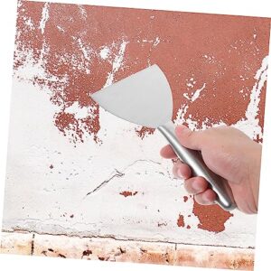 BUTIFULSIC Scrapers for Oil Stains Kitchen Scraper Tool Stainless Steel Spatula Scraper for Cleaning Stainless Steel Scrapers Paint Scraper Wallpaper Scraper Paint Spatula Cleaning Scraper