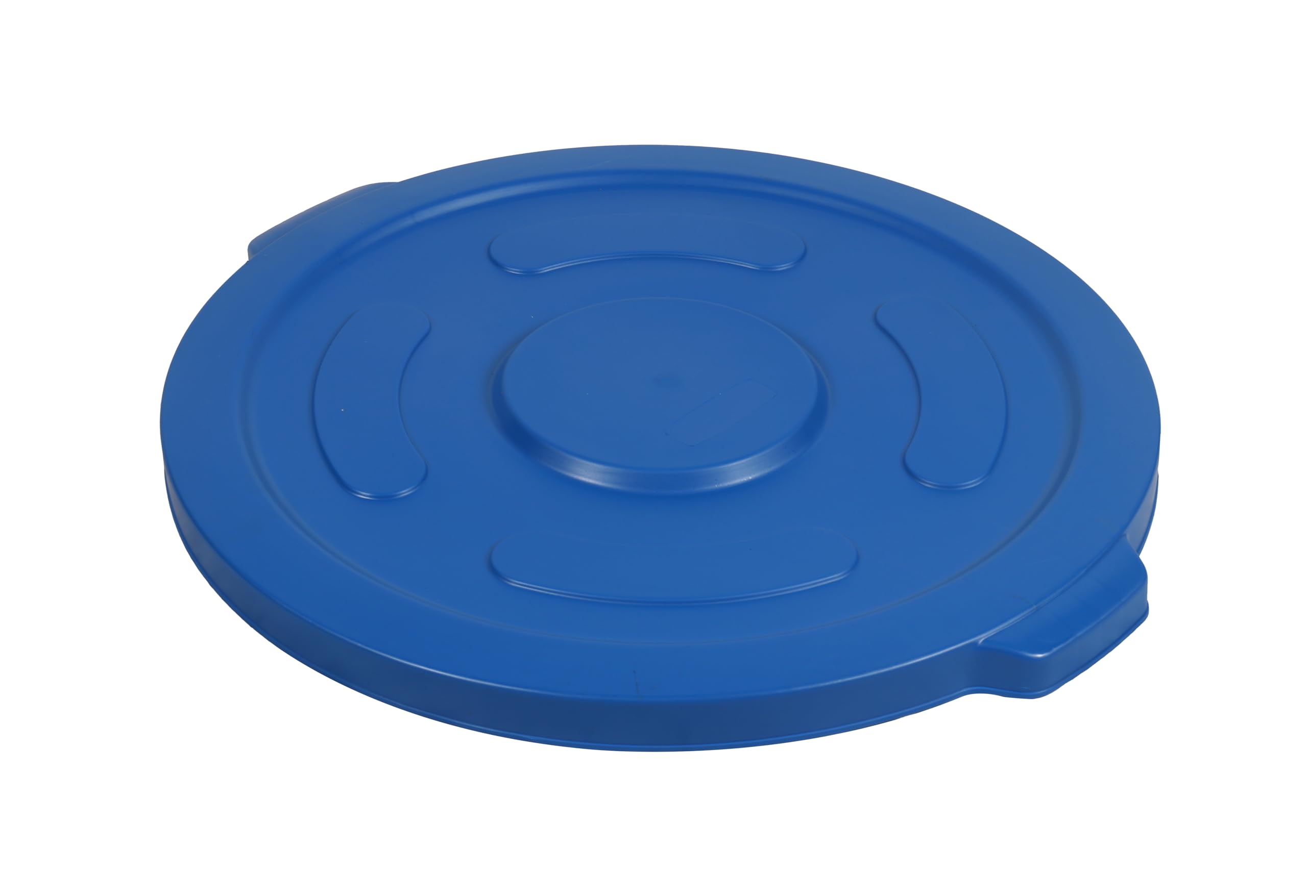 PLASTIC PRINCE Round Trash Can Lid Compatible with 55 Gallon Plastic Prince Container, Blue