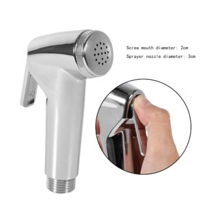 Handheld Toilet Bidet Sprayer ABS MultiFunctional Gentle Spray, Suitable for Women, Floor, Toilet, Pet Dogs