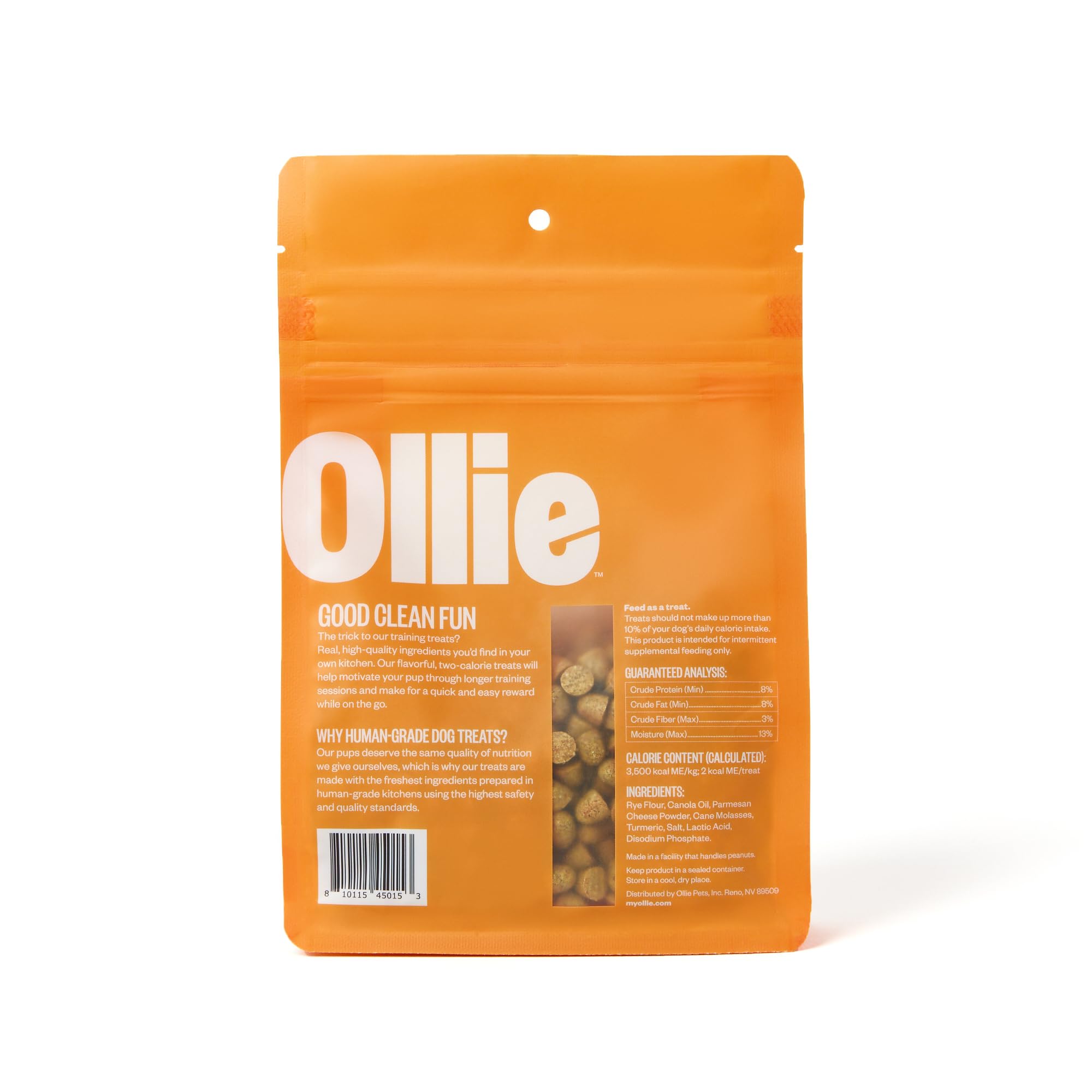 Ollie Soft Training Treats Variety Pack - Parmesan & Peanut Butter Recipe - Dog Training Treats All Natural - Healthy Dog Treats - 100% Human Grade - Baked in USA Kitchens 16 Oz.