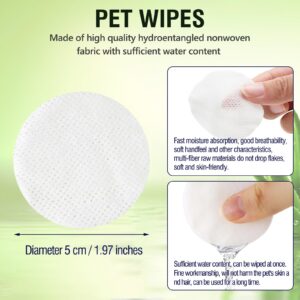 Xcdsxer Pet Wipes for Dogs & Cats, Dog Grooming Wipes for Eyes, Paws, Ears,Chin, Unscented Soft pet Wipes 200PCS