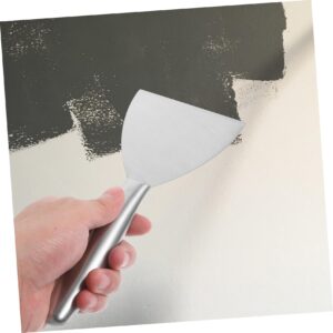 KITANDOVE Stainless Steel Scraper Metal Scraper Paint Scraper Tool for Painting Paint Spatula Scraper Tool for Stains Scrapers for Wallpaper Kitchen Scraper Stainless Steel Kitchen Tool