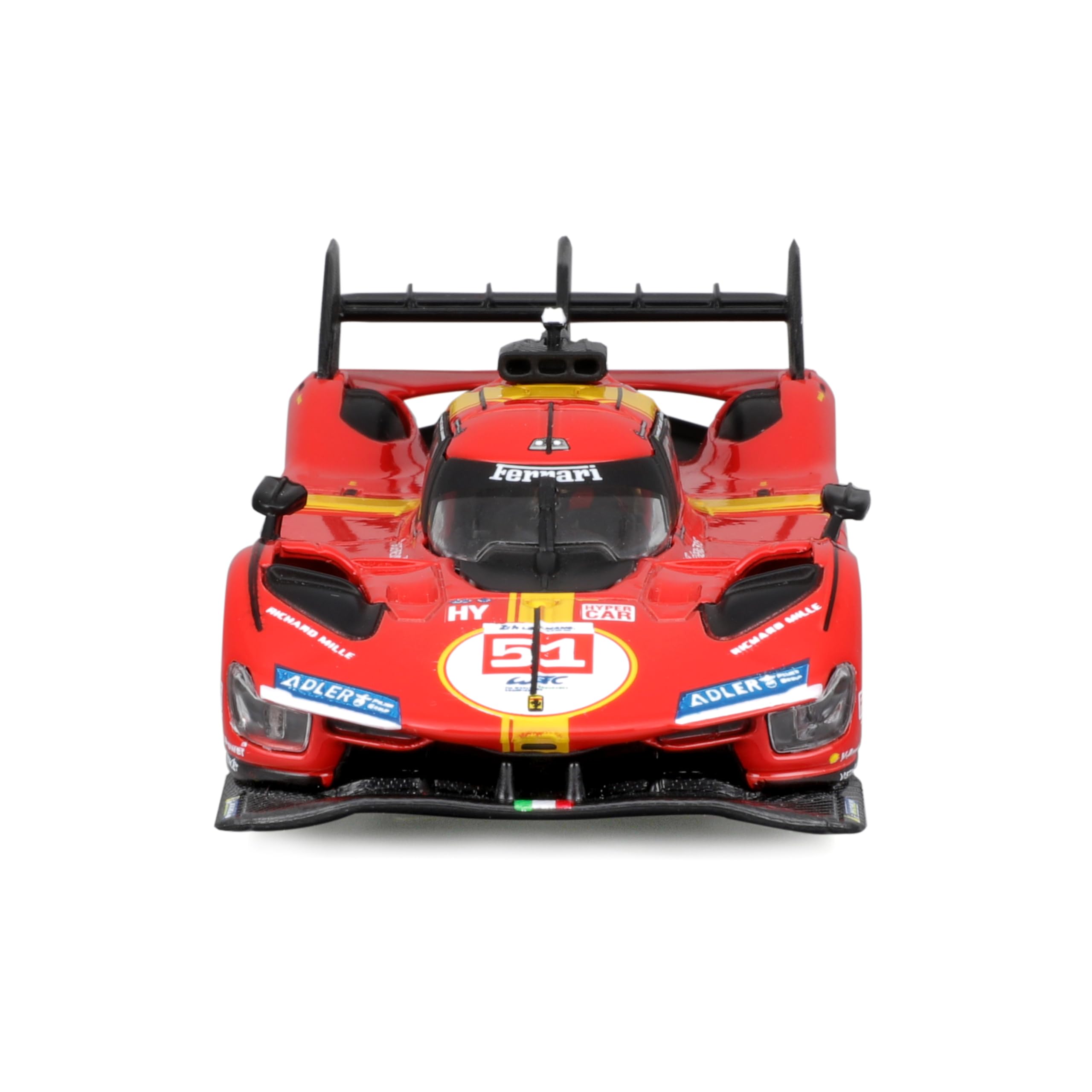 Bburago - 1/43 Ferrari Racing 499P LMH 2023#51 - New 2024: Immerse Yourself in The Excitement of Races with This Authentic Replica That Combines The Power and Speed of The Legendary #51