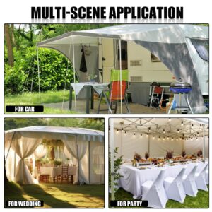 Blulu 12 Pieces 8 Leg Style Canopy Fittings Kit Low Peak Shed Frame Kit Canopy Frame Only Metal Garage Kit for 1 3/8-inch Top Rail Flower Stands and Greenhouse Frames Awnings