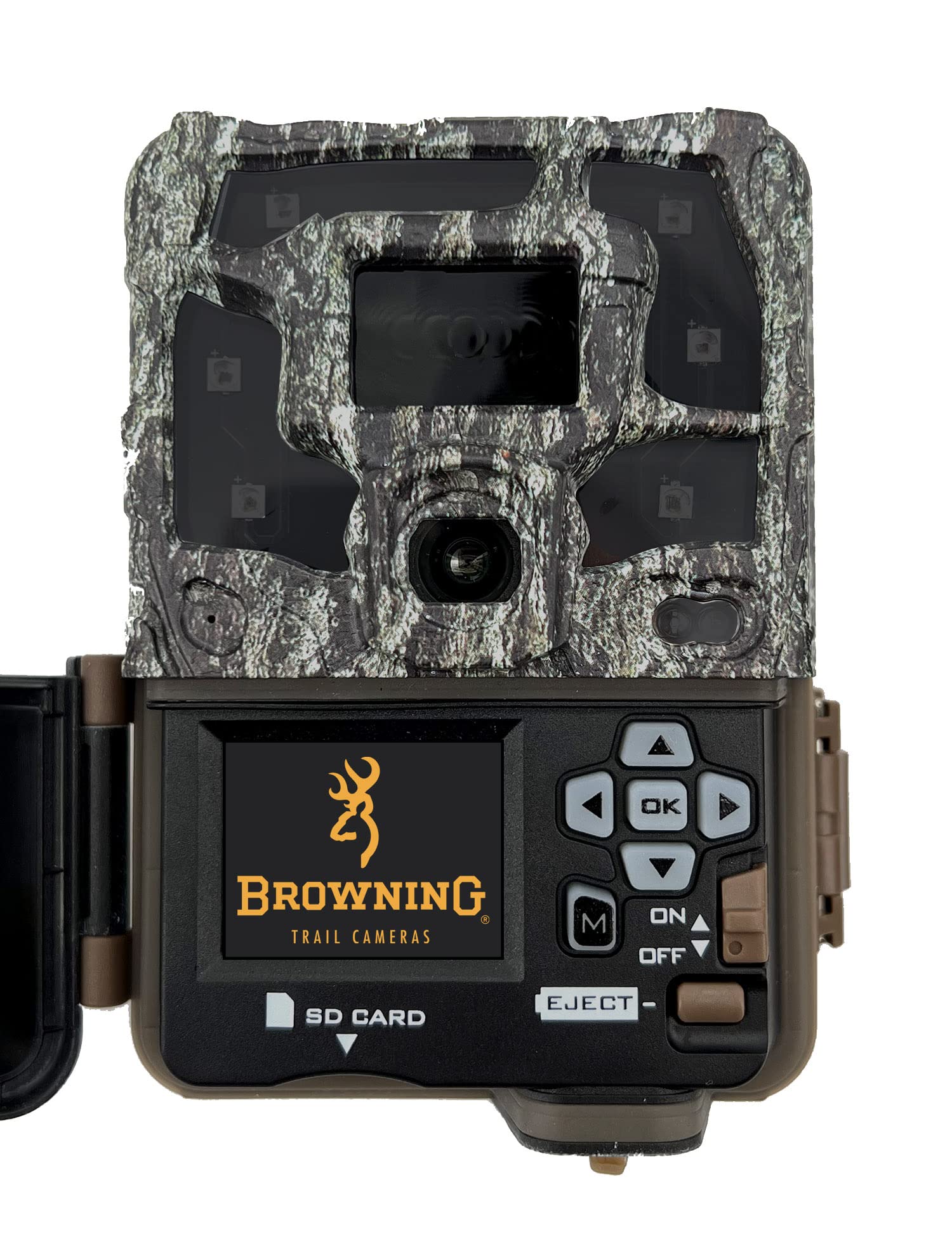 Generic Browning Strike Force Pro X 1080 Trail Game Camera Bundle Includes 32GB Memory Card and J-TECH Card Reader and and Python Cable Lock (24MP) | BTC5PX1080, Camo