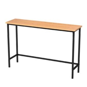 our modern space 41" entryway table | traditional narrow console table or thin sofa table | narrow display table for hallway, bedroom, foyer, living room