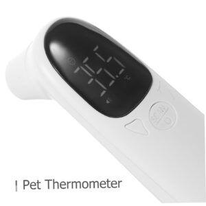 Toddmomy 1 Set Pet Thermometer Animal Electronic Thermometer Animal Non-Contact Thermometer Dog Ear Thermometer Animal Professional Thermometer Pet Supply Pet Ear Thermometer