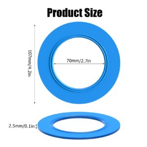 Flush Valve Seal for American Standard, 2 Pack Upgraded Silicone Material 7301111-0070A Toilet Replacement Parts for American Standard Champion 4 and Eljer Titan 4