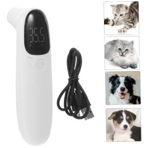 Toddmomy 1 Set Pet Thermometer Animal Electronic Thermometer Animal Non-Contact Thermometer Dog Ear Thermometer Animal Professional Thermometer Pet Supply Pet Ear Thermometer