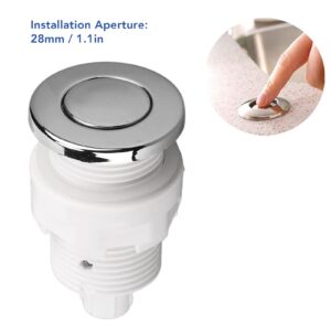 Garbage Disposal Air Switch - Air Pressure Bath Switch Garbage Disposal Button Push Button Garbage Disposal Sink Top Air Switch