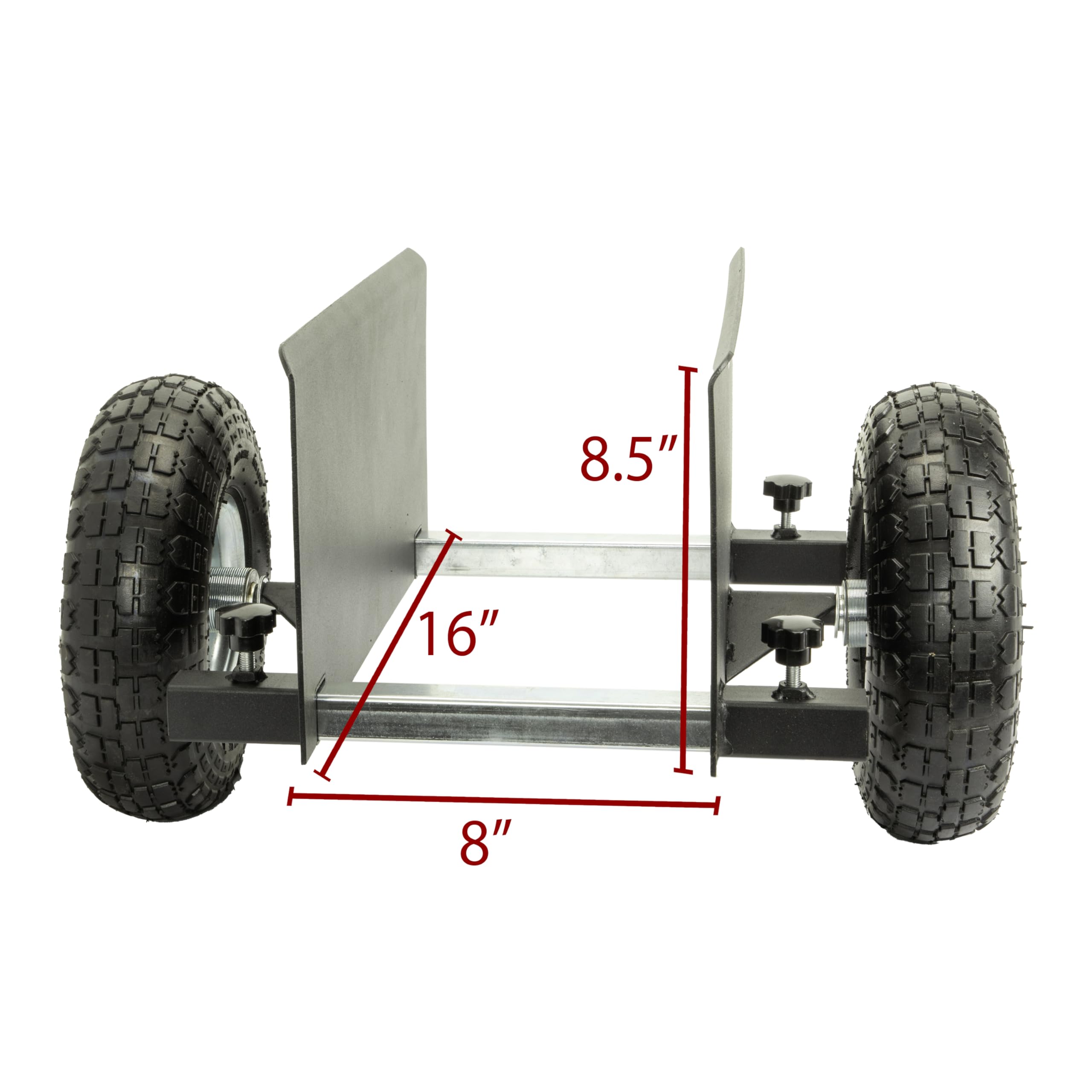 Extreme Max 5001.6409 Panel Moving Dolly with Pneumatic Wheels for Indoor & Outdoor Use