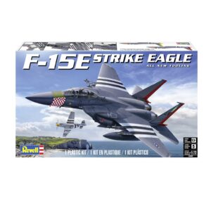 Revell Level 5 Model Kit Mcdonnell Douglas F-15E Strike Eagle Aircraft 1/72 Scale Model