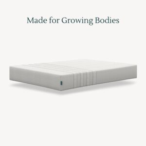 Leesa Twin Size Youth Foam Mattress, Medium Firm Firmness, Soothing Foam and Responsive Memory Foam, 10", CertiPUR-US Certified, 100-Night Trial