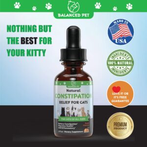 Natural Cat Constipation Relief :: Cat Laxative :: Cat Laxative Constipation Relief :: Constipation Relief for Cats :: Constipation Relief for Cat :: Cat Constipation :: 1 fl oz :: Chicken Flavor