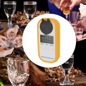 Handheld Digital Refractometer Measures 0-80% Concentration of White spiriit, Sugar Content - Portable spiriit Meter Tester for Industrial use