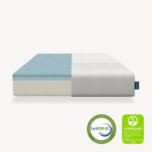 Leesa Twin Size Kids Mattress, Medium Firm Firmness, Soothing Foam and Responsive Memory Foam, 7.5", CertiPUR-US Certified, 100-Night Trial