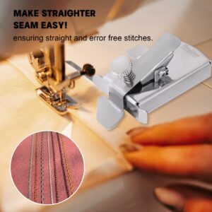 Breliter Magnetic Seam Guide for Sewing Machine - MT103 Sewing Guide with Fasten Clip Hem for Walking Foot Sewing Machine Hemming Sewing Supplies Accessories